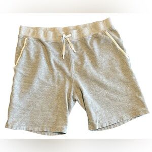 Men's Athletic Gray Shorts with Drawstring